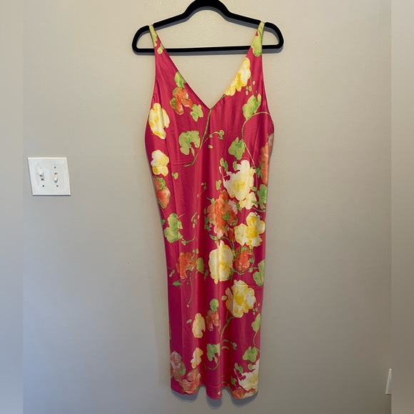 Natori Intimates & Sleepwear Natori Floral Satin Slip Dress Poshmark